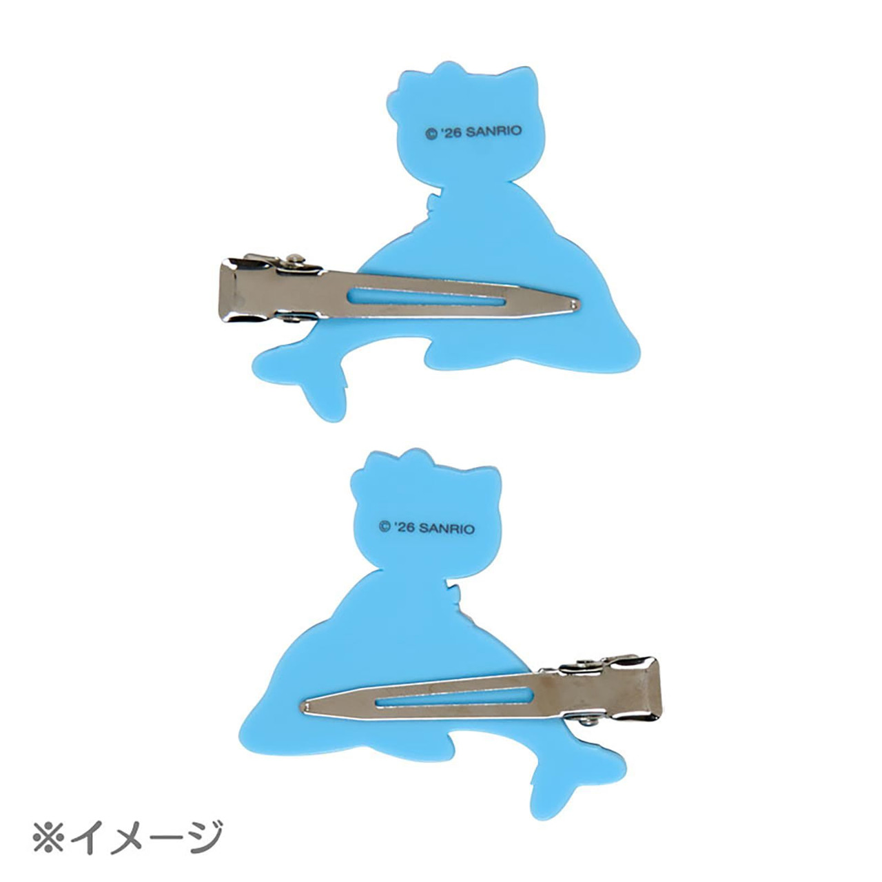 Sanrio|Shiny Dolphin Characters Bangs Clip|13.9 x 7.9 x 1.3cm approx.