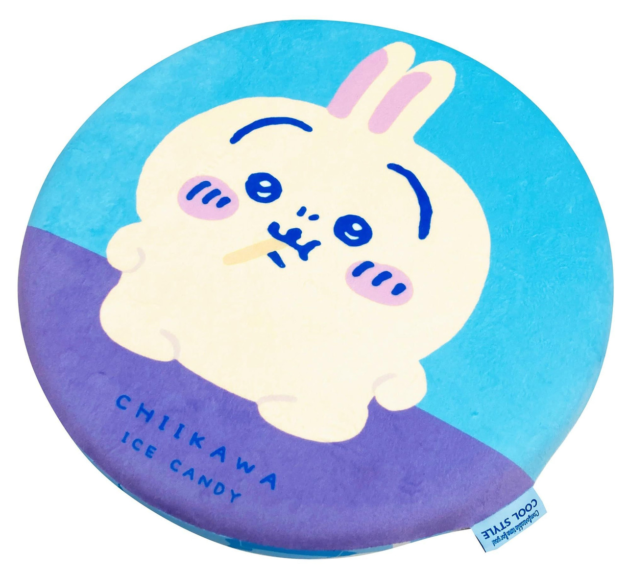 Chiikawa 吉伊卡哇|Morishita Chiikawa Cooling Seat Cushion记忆海绵冰丝坐垫/正反面都可爱|直径 400 x H45 mm