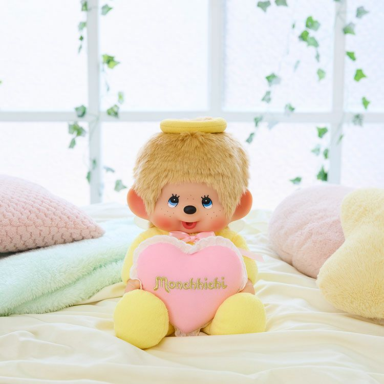 【limit 1】Monchhichi|Love Happy Angel Plush Dolls/PlushToy|H30×W25×D19cm approx.