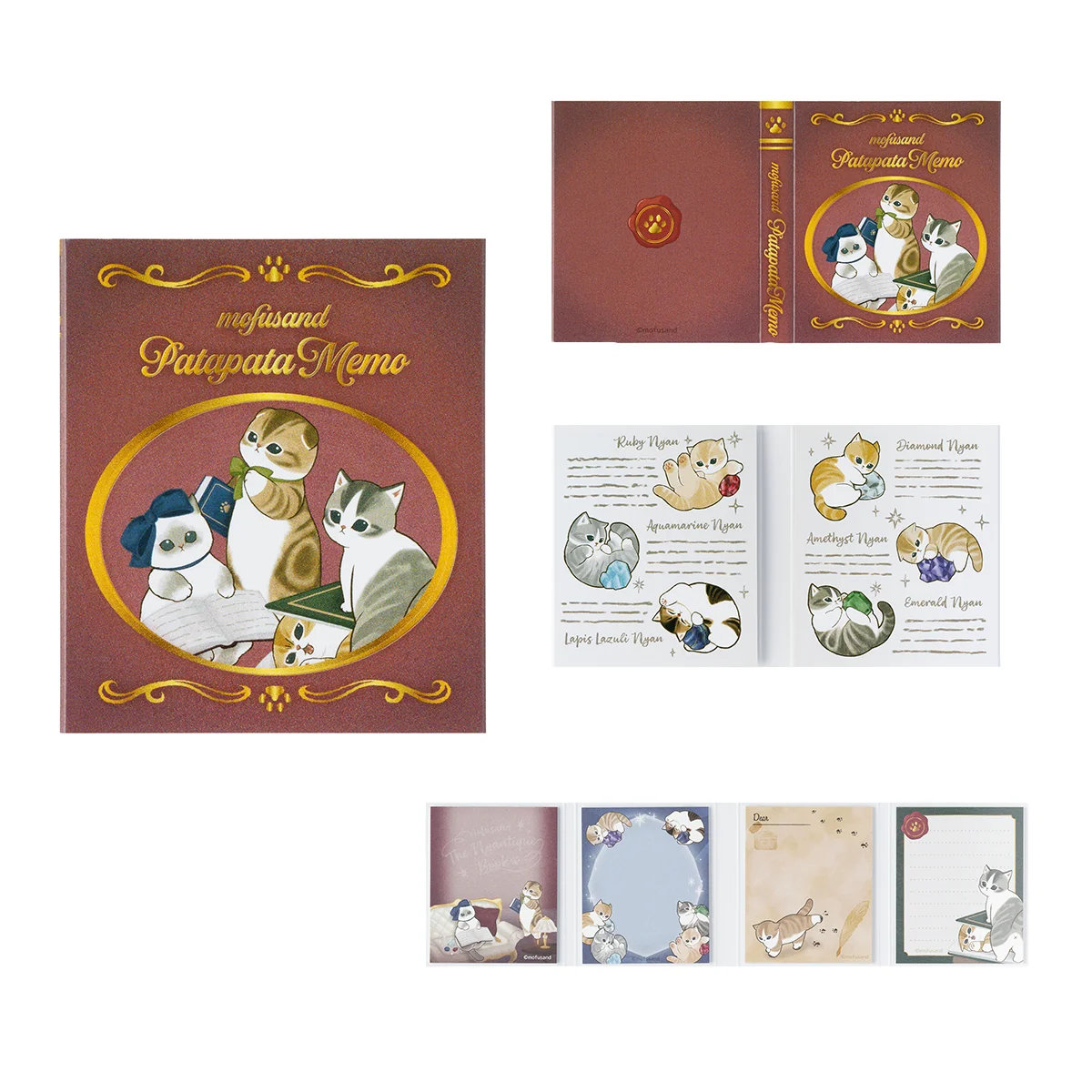 mofusand|Nyantique Flip-Up Memo|80 sheets