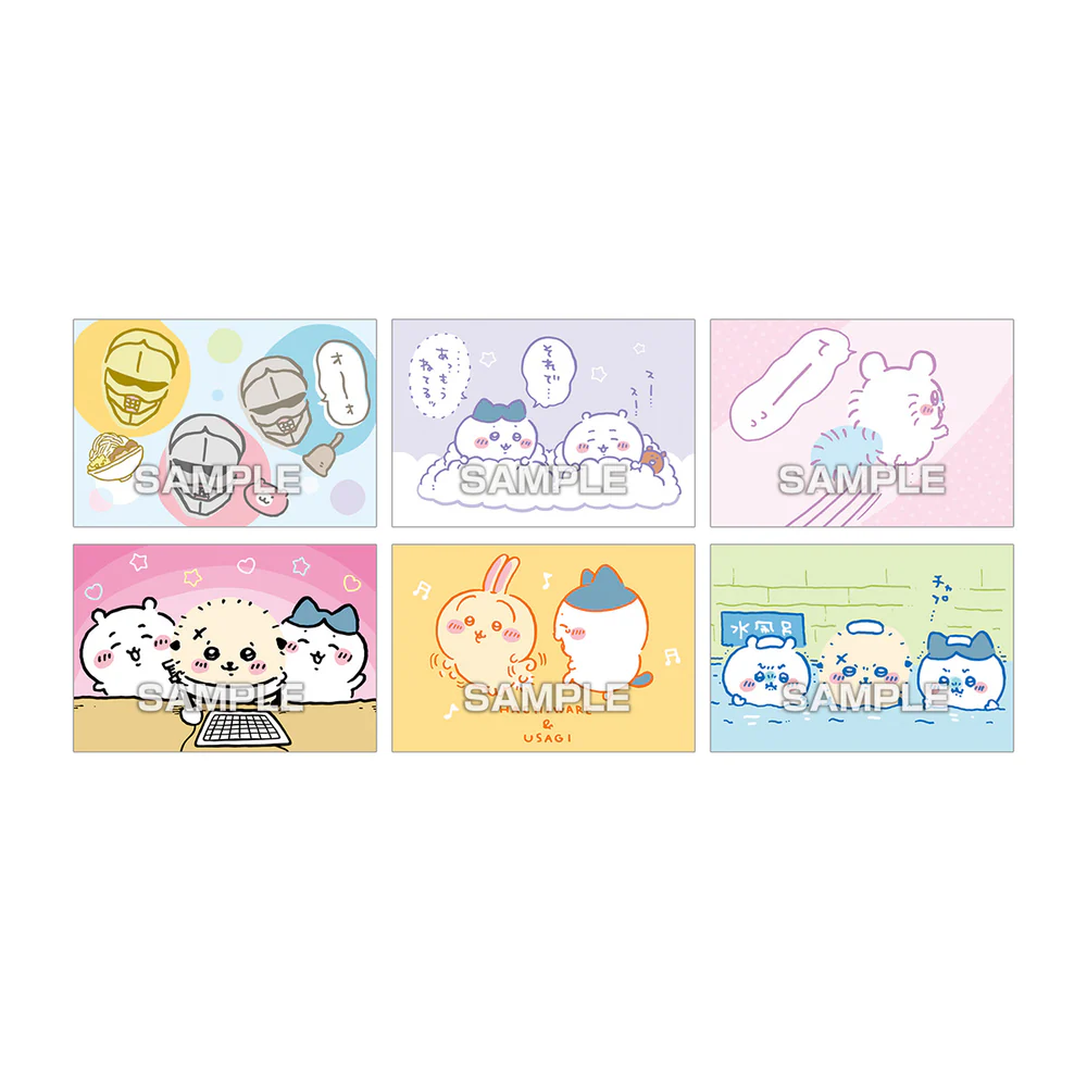 Chiikawa 吉伊卡哇|Bromide Gum (All 36 types) 1 BOX contains 20 packs口香糖贴纸食玩盲袋/全36种|1袋入