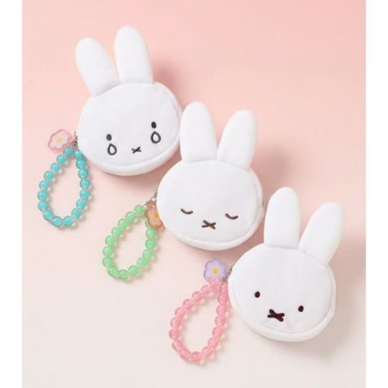 Miffy|Bijou Series Goodnight Face Pouch|14.5cm x 10.2cm x 3.5cm approx.