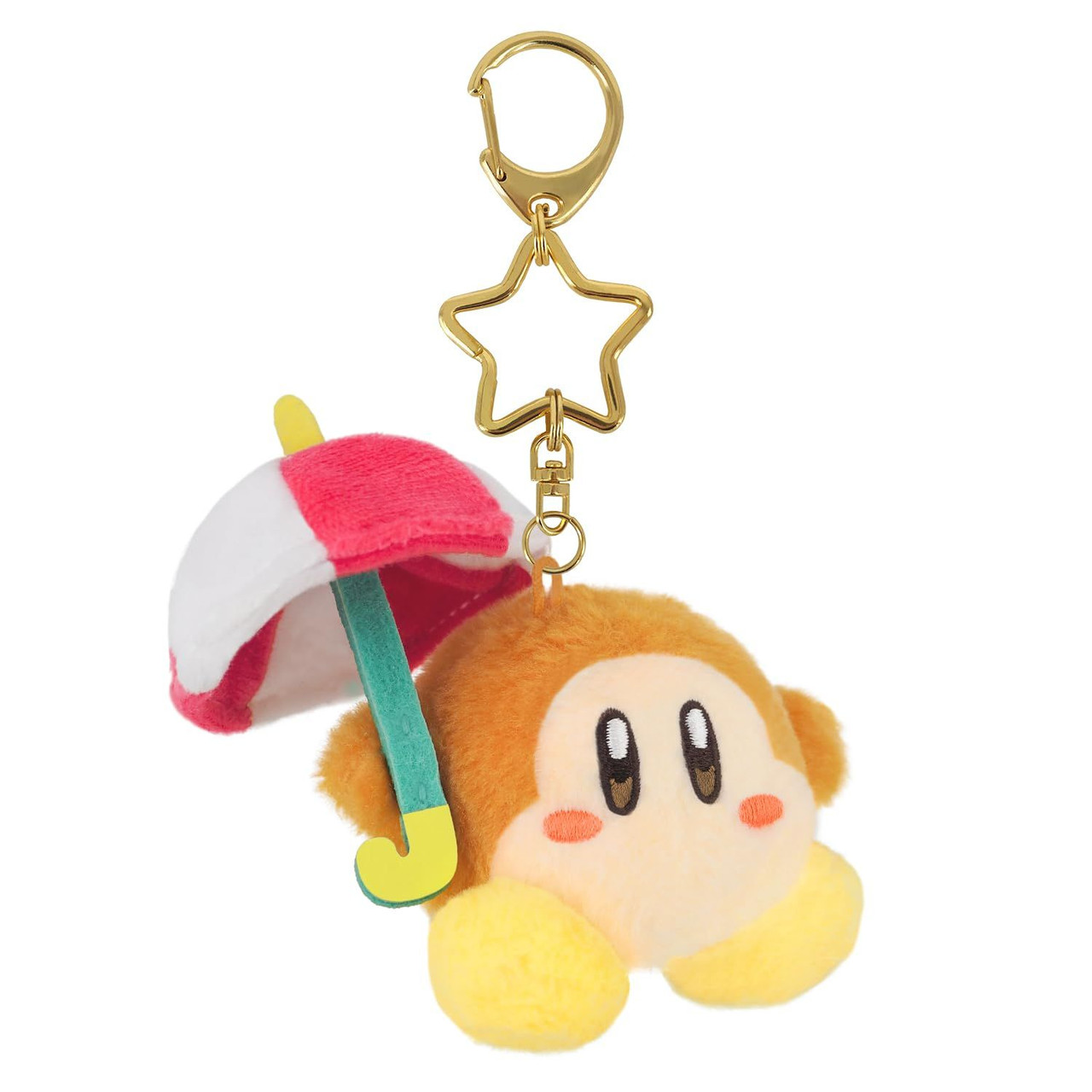 Kirby|Kirby Of The Stars Mascot Holder /Plush Keychain|6×6×5cm approx.
