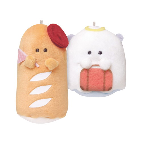 Nico Nui|France Pane Tensine Ghost贝雷帽香肠+提行李箱幽灵磁吸挂件/1对|约W140×H200×D60mm