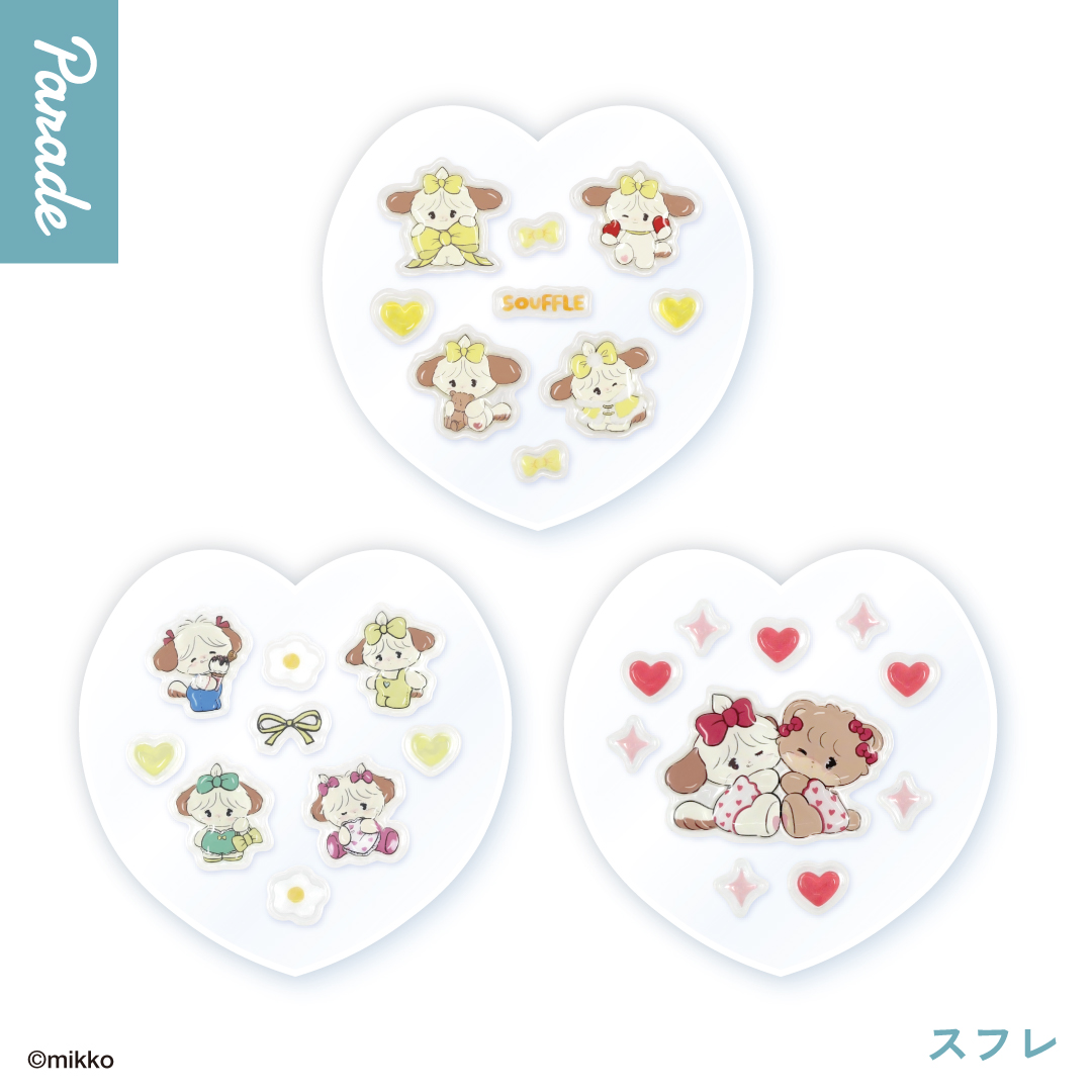 mikko illustrations|Lil ala mode PUKU CHURU seal stickers mystery bag/blind box/All 5 types|1pc