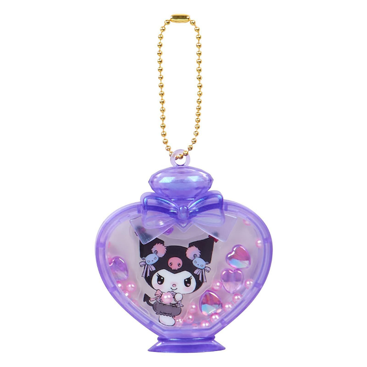 Sanrio三丽鸥|Secret Charm - Kuromi & My Melody / Romantic Room Blind Box库洛米与美乐蒂爱心摇摇乐钥匙链吊饰挂件盲盒/全8种|1枚入