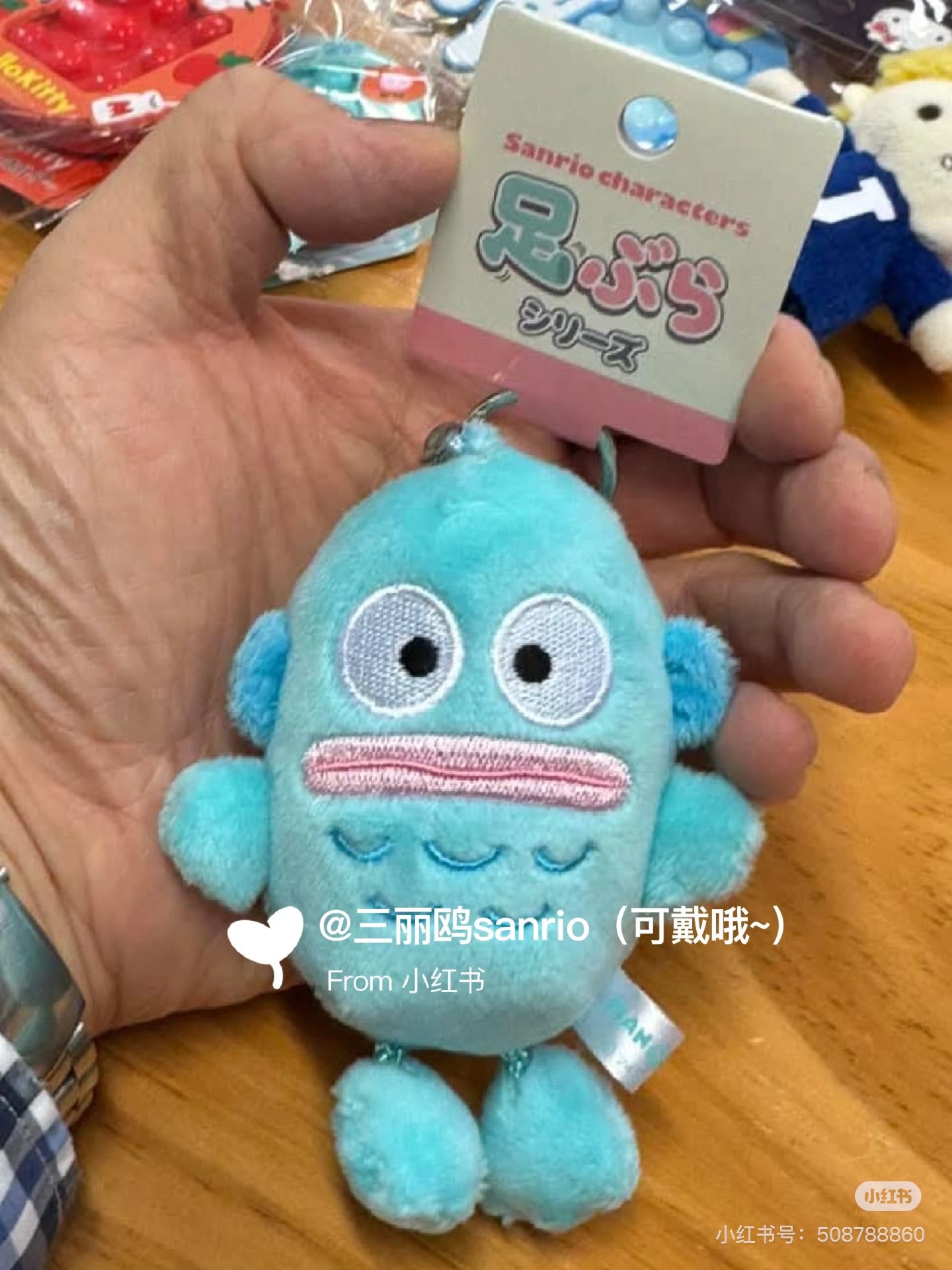 Sanrio|Hanging Legs Series Mascot Holder /Plush Keychain|120x55x48mm approx.