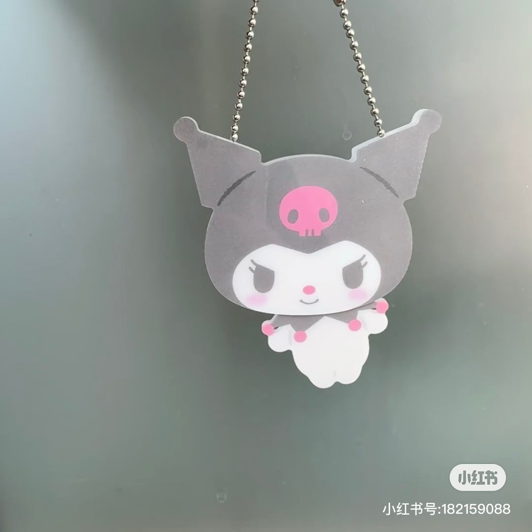 Sanrio三丽鸥|Secret Shaking Acrylic Charm Standard - Blind Box秘密系列可爱角色摇摇乐亚克力吊饰挂件盲盒/可以摇头/全8种|1枚入