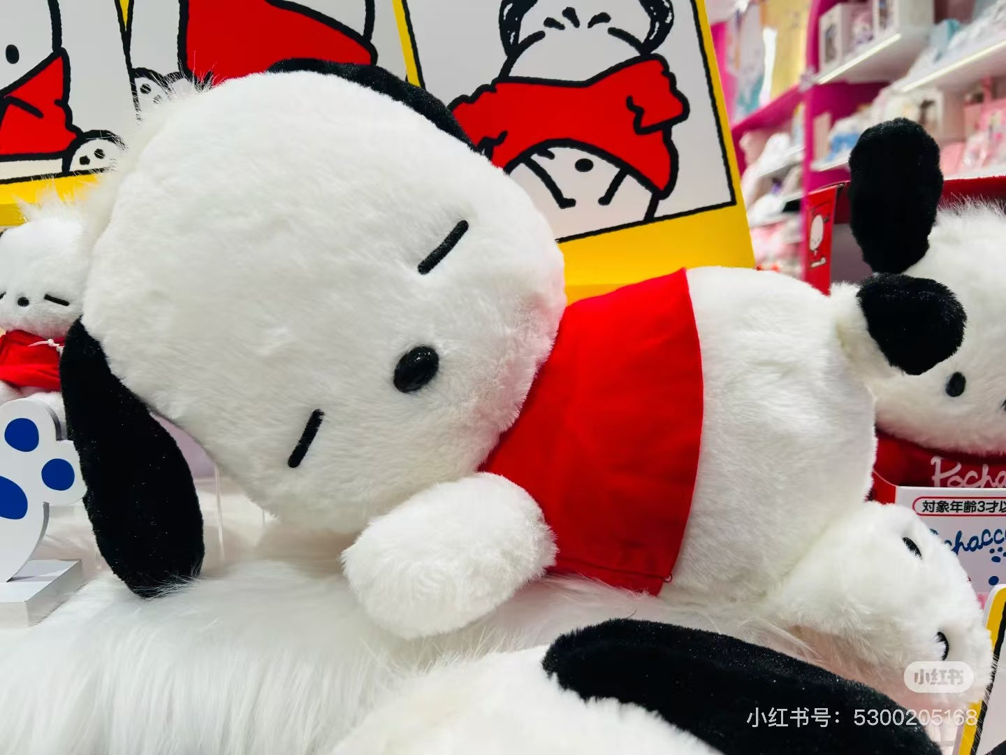Sanrio|Pochacco Outfit Change Plush Dolls/Plush Toy|45×26×23cm approx.