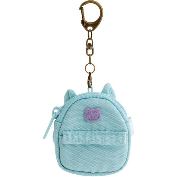 SANX|Rilakkuma and Awawa Neko Backpack Keychain|55 x 50 x 15 mm approx.