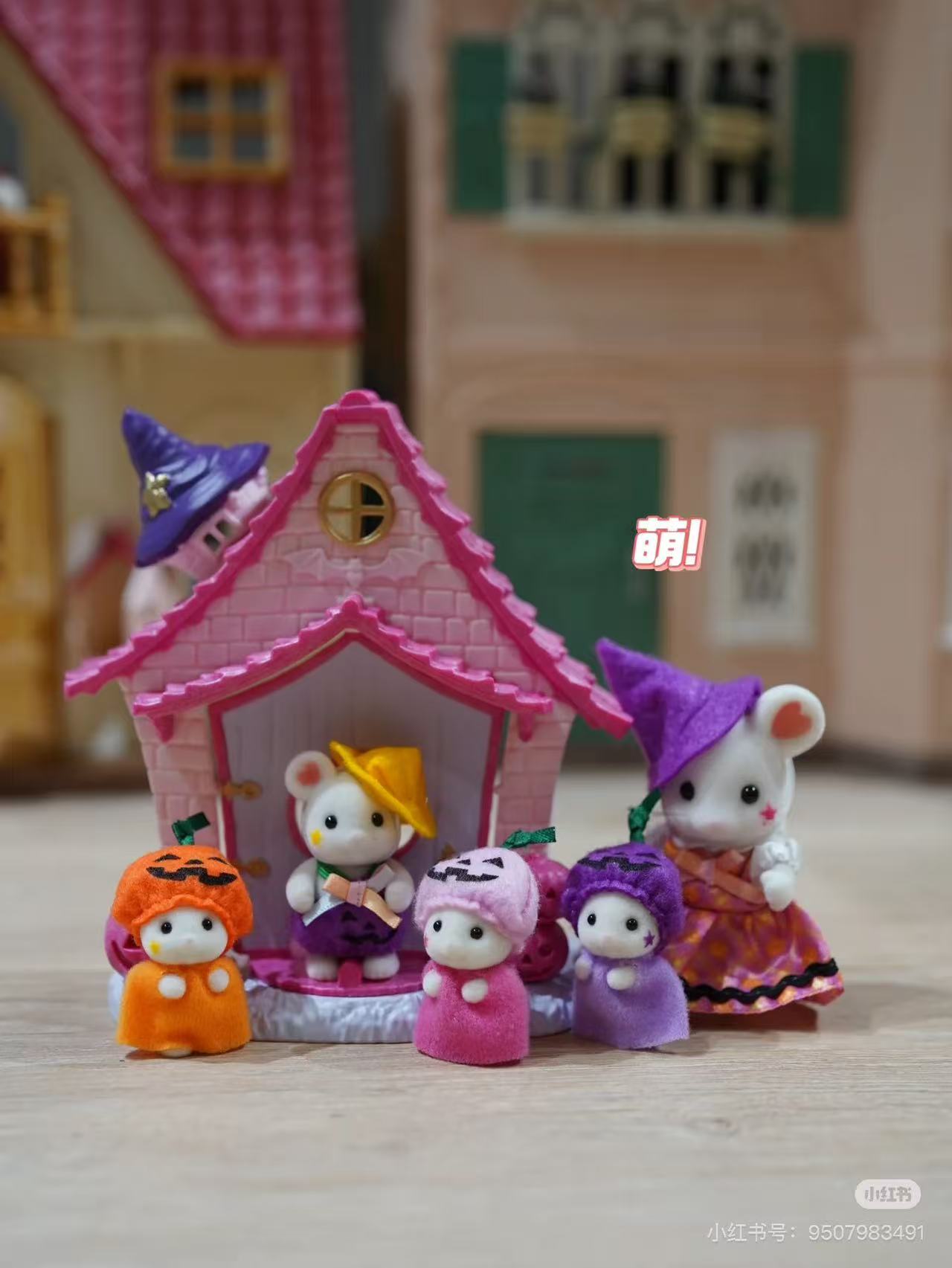 【limit 1】SylvanianFamilies|Marshmallow Mouse Halloween House Set