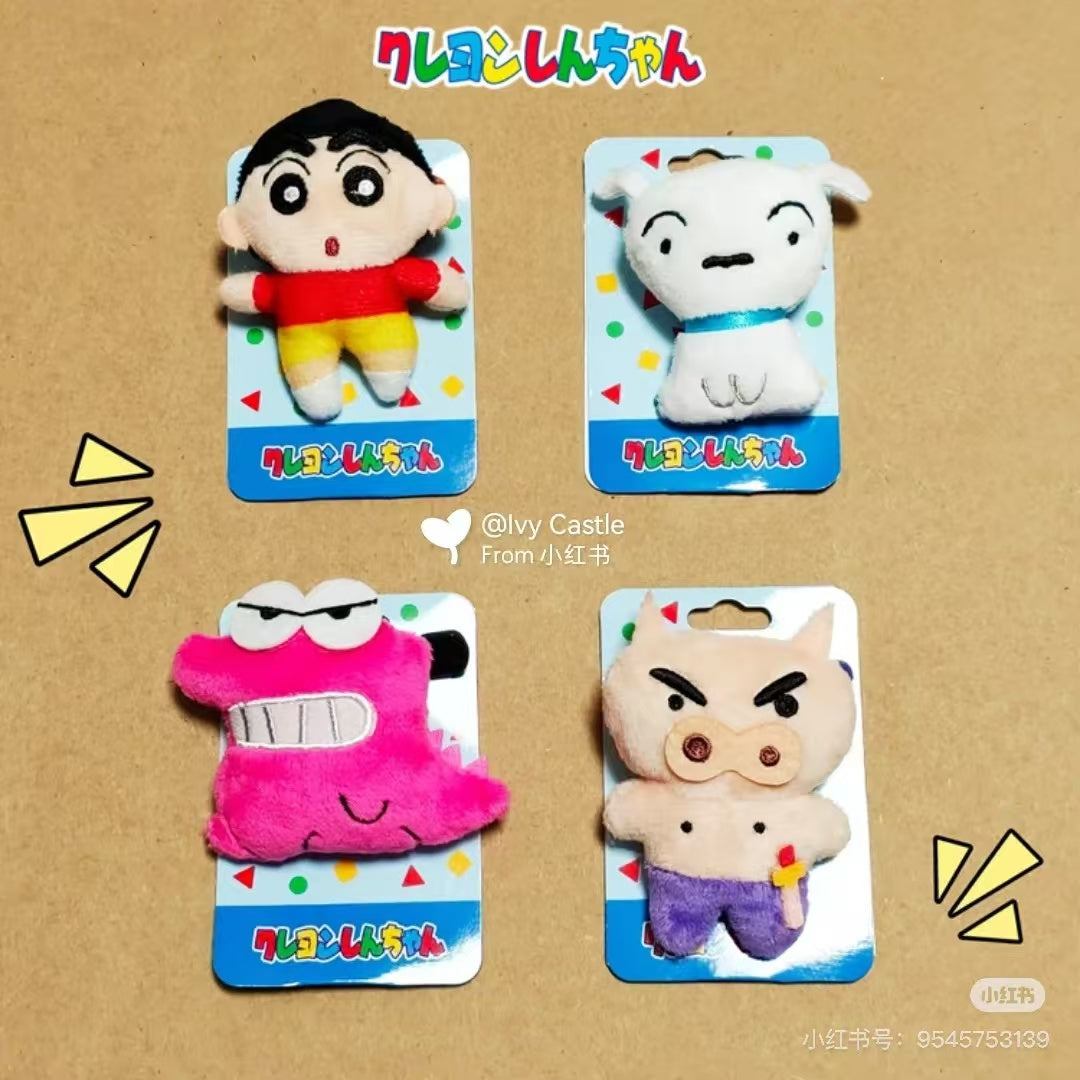 Crayon shin-chan|Plush Toy Badge/Pin|H7.5 x W6 x D3cm approx.