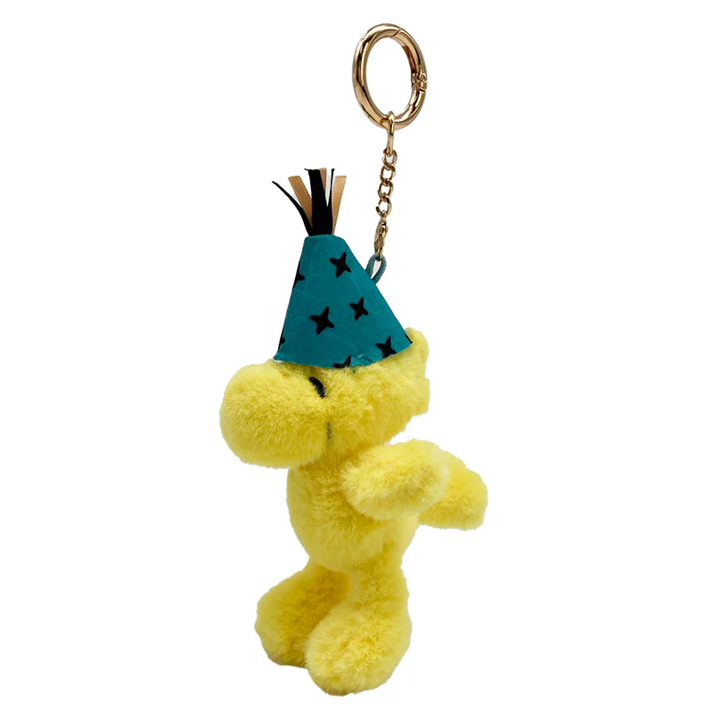 Snoopy|Peanuts 75th Anniversary Party Hat Series Mascot Holder /Plush Keychain|W6cm/W8cm/H12cm approx.