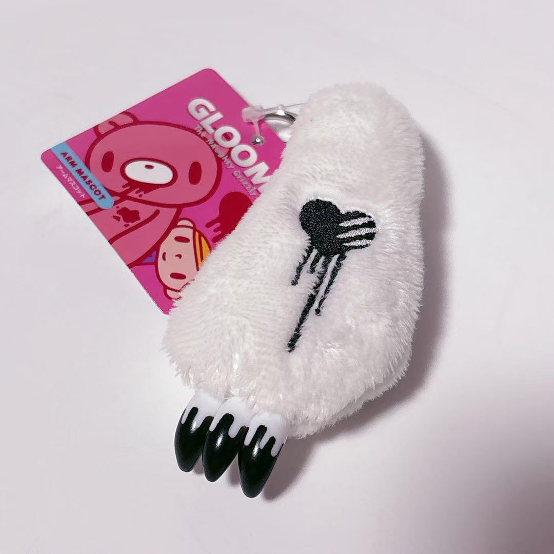 Gloomy Bear|GLOOMY The Naughty Grizzly chubbyshape Arm Mascot Holder /Plush Keychain|120 x 100 x 82mm approx.