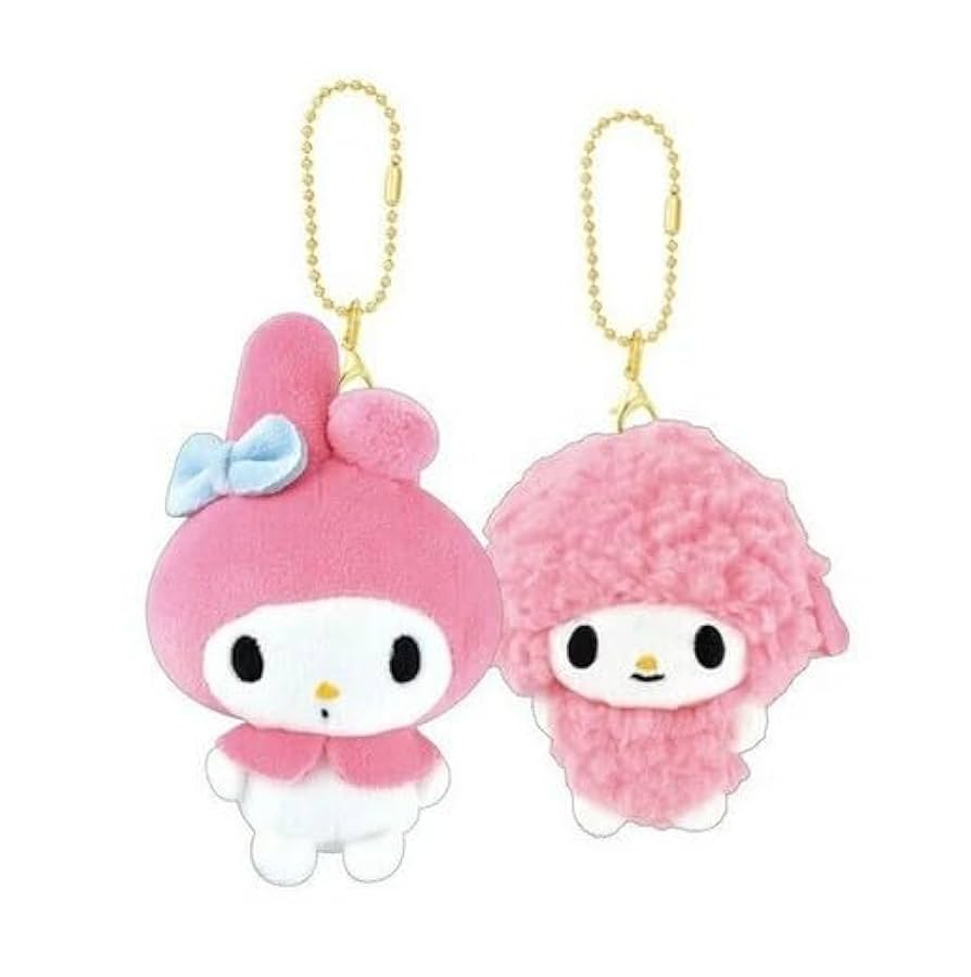Sanrio| niko nui Cinnamoroll & Moca Plush Mascot Keychain|17cm×13cm×6cm approx.
