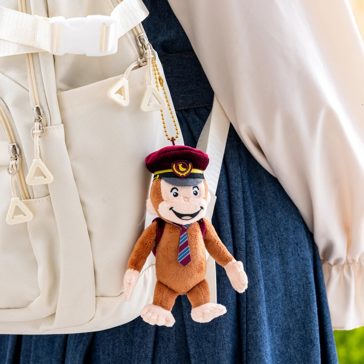 Curious George|Hankyu Railway Mascot Holder /Plush Keychain|H14cm approx.