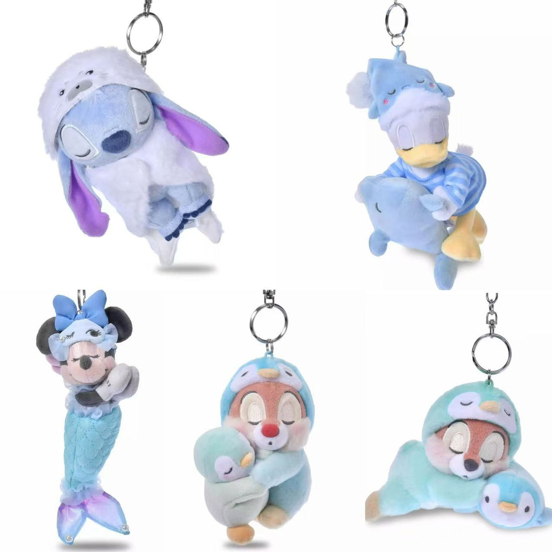 Disney|Pajama Style Sea Otter Mascot Holder /Plush Keychain|12.5×16×8cm approx.