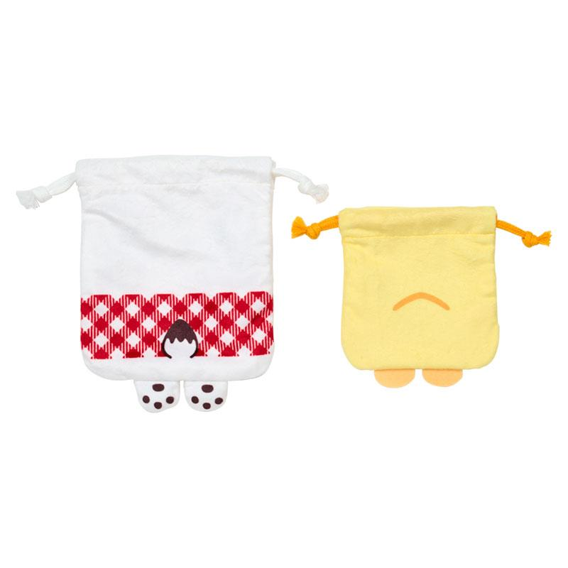 Sanrio|Pochacco Loves Pee-chans Drawstring Pouch Set of 2