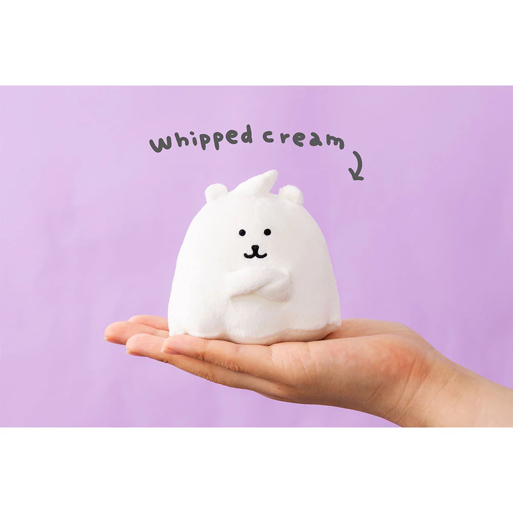 Nagano嘲讽熊|Characters Whipped Cream Nagano Bear Mascot万圣节幽灵夜光白熊毛绒挂件/包挂|约H90 x W90 x D65mm