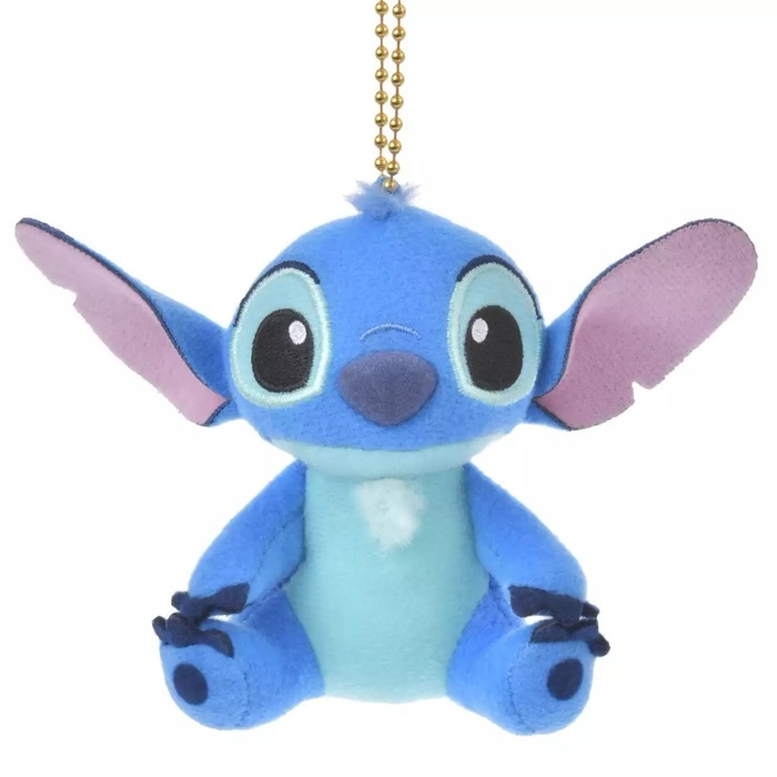 Disney迪士尼|Fluffy Plush Keychain经典基础款可爱角色迷你毛绒玩偶挂件/包挂| 约8.5×12×6(cm)