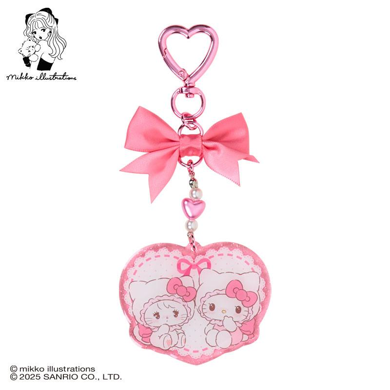 Sanrio|Mikko Illustrations Characters Acrylic Keychain|7.5cmx 5cm approx.