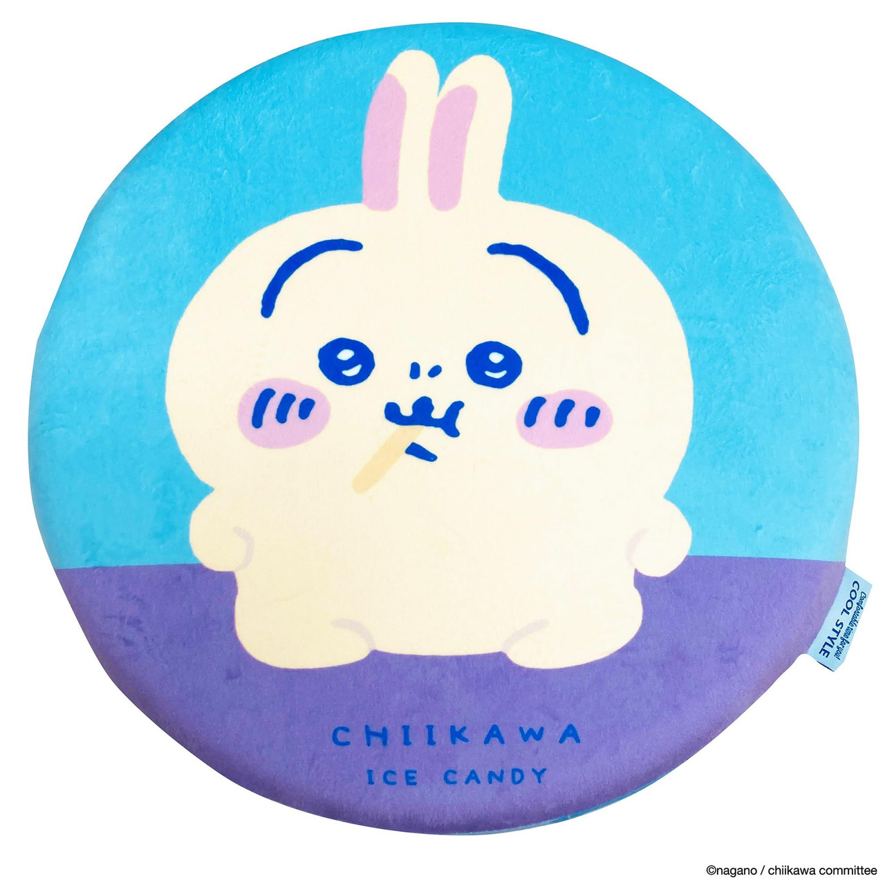 Chiikawa 吉伊卡哇|Morishita Chiikawa Cooling Seat Cushion记忆海绵冰丝坐垫/正反面都可爱|直径 400 x H45 mm