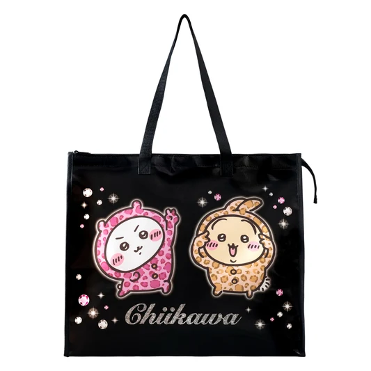 chiikawa|Leopard Print Everyone Shopping Bag |H410×W480×D140mm approx.