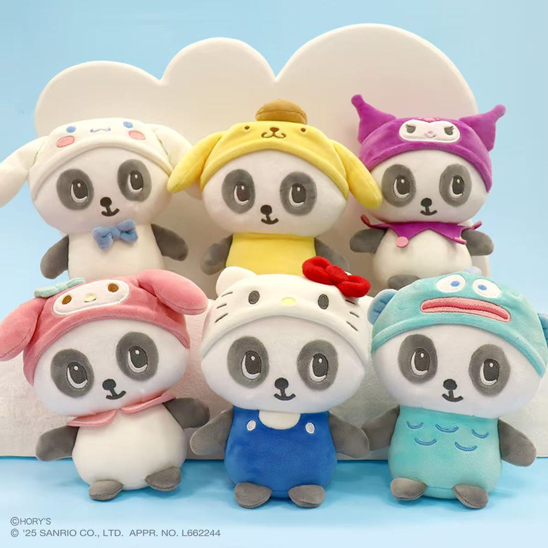 Sanrio|Panshel‘s World Characters Plush Dolls/Plush Toy|132 x 182 x 121 mm approx.