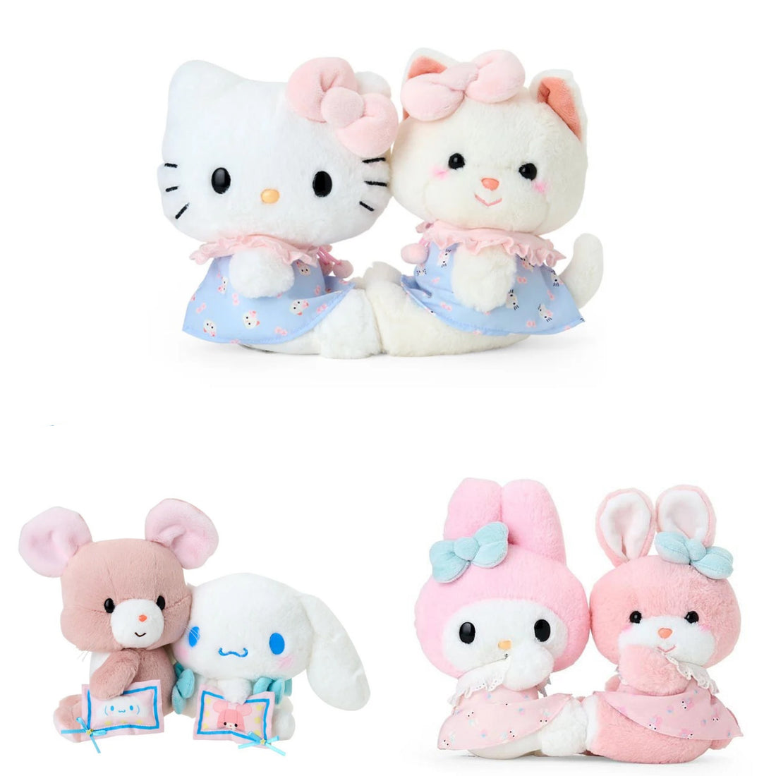 Sanrio|Hello Kitty Yoshitoku Retro Plush Collection Plush Set|27.0 x 19.0 x 10.8cm approx.