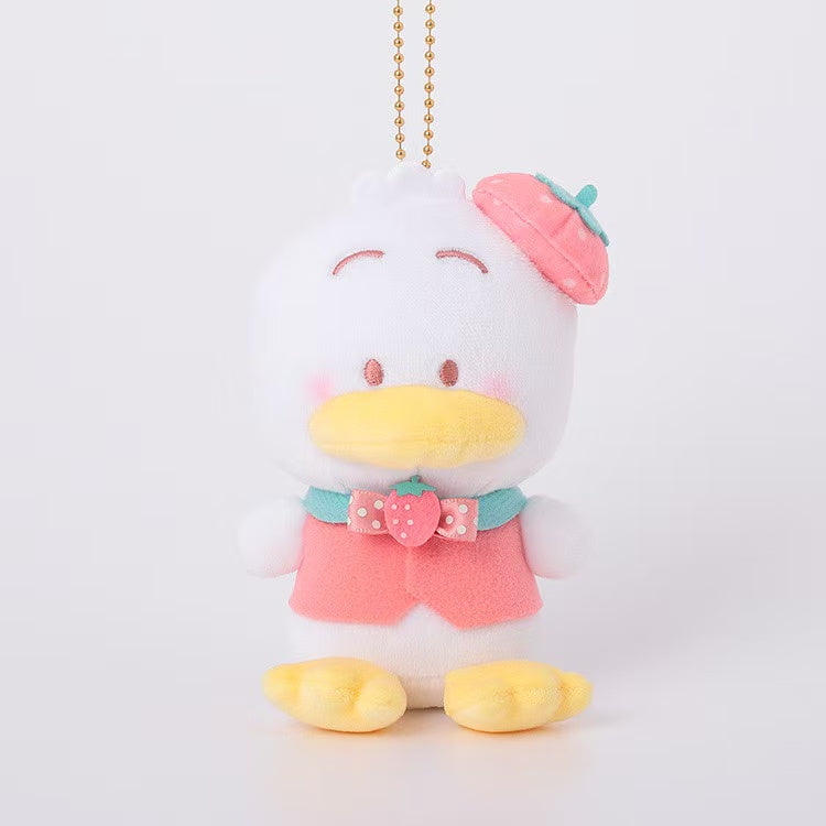Sanrio|Strawberry Cheek Squishy Mascot Holder /Plush Keychain|Height Approx. 10cm