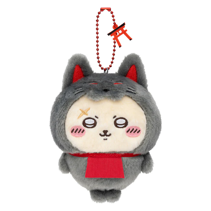Chiikawa|Fushimi Inari Mascot Holder /Plush Keychain|H140 x W85 x D70mm approx.