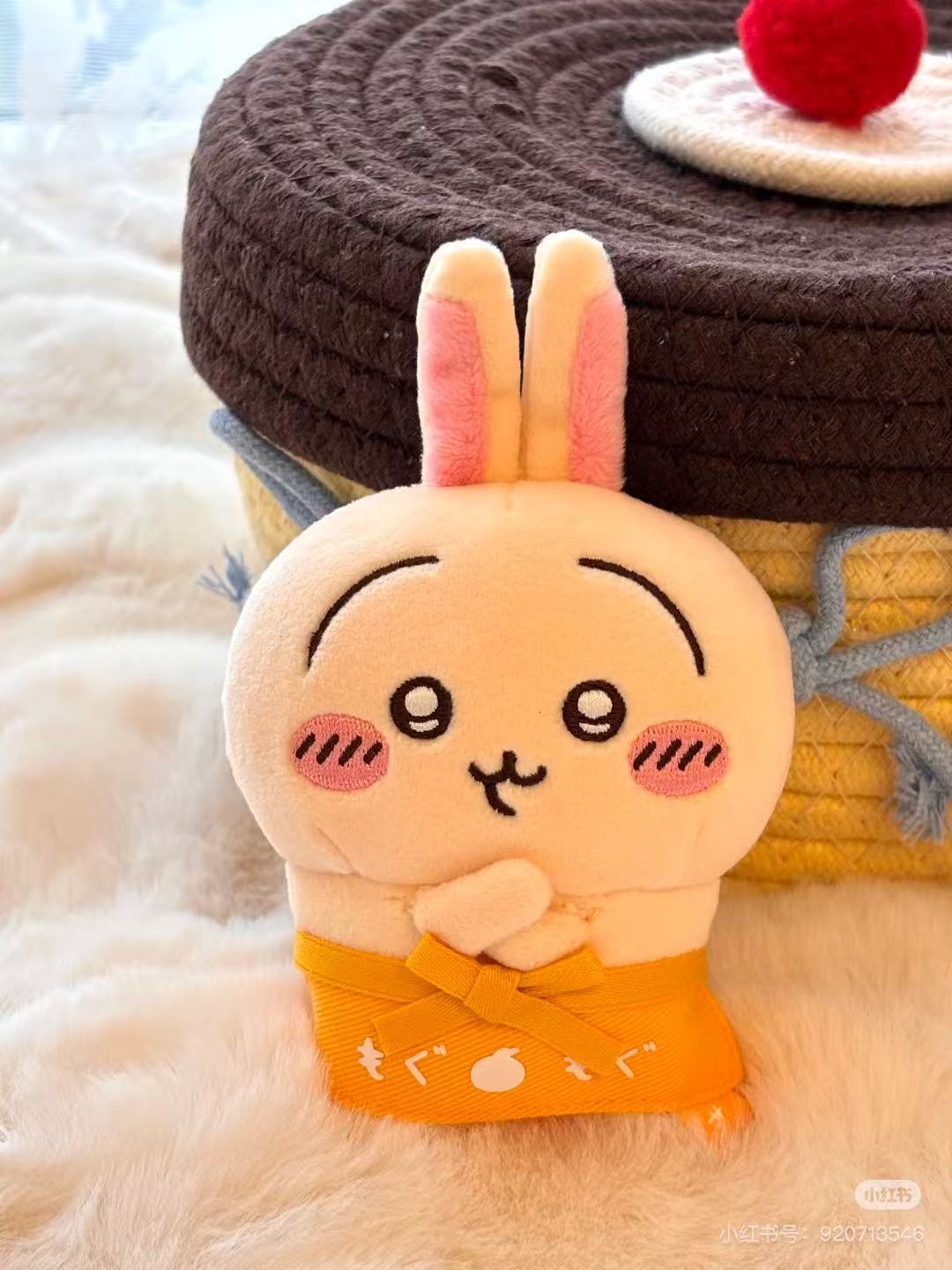 Chiikawa |Mogumogu Store Clerk /Mascot Holder/plush Keychain|H130×W80×D55m aprrox .