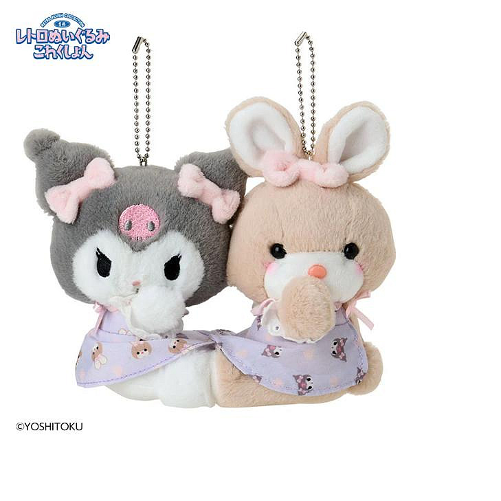 Sanrio|Hello Kitty Yoshitoku Retro Collection Mascot Holder Set|17.4 x 12.4 x 6.8cm approx.