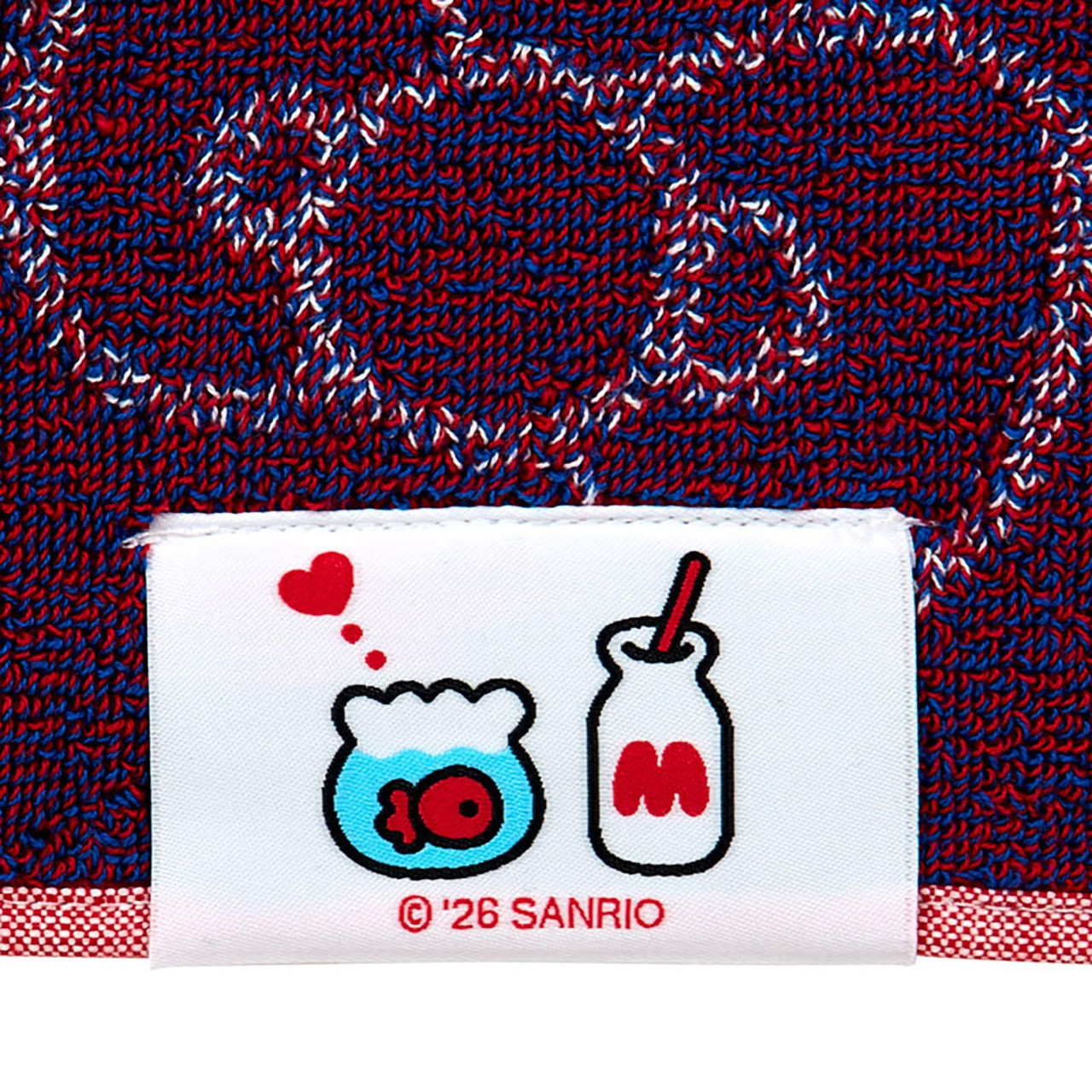 Sanrio|100% cotton Snap Bath Towel|31.0 x 24.0 x 4.2cm approx.