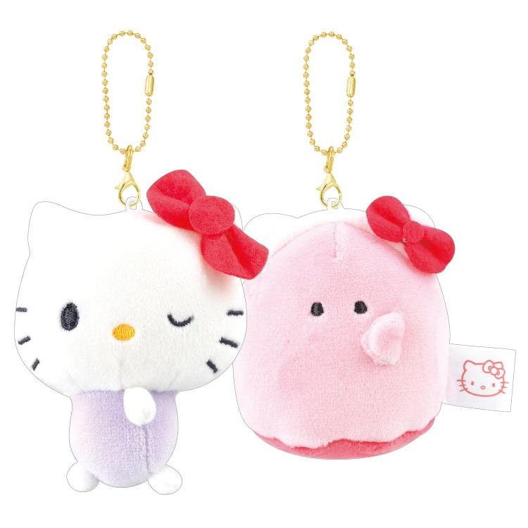 Sanrio|Obakenu Nico Mascot Holder /Plush Keychain|H180 x W155 x D80mm approx.