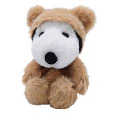 Snoopy|Peanuts Fluffy Hooded Bear Plush Dolls/Plush Toy|13×16×13cm approx.