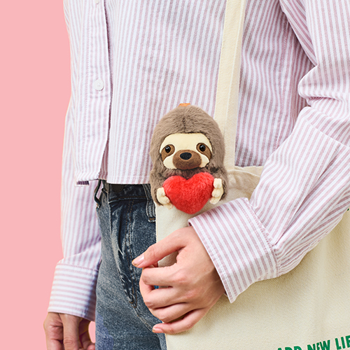 Funbaras|Dreams Posture Pal bag takes my heart Mascot Holder /Plush Keychain|H216mm approx.