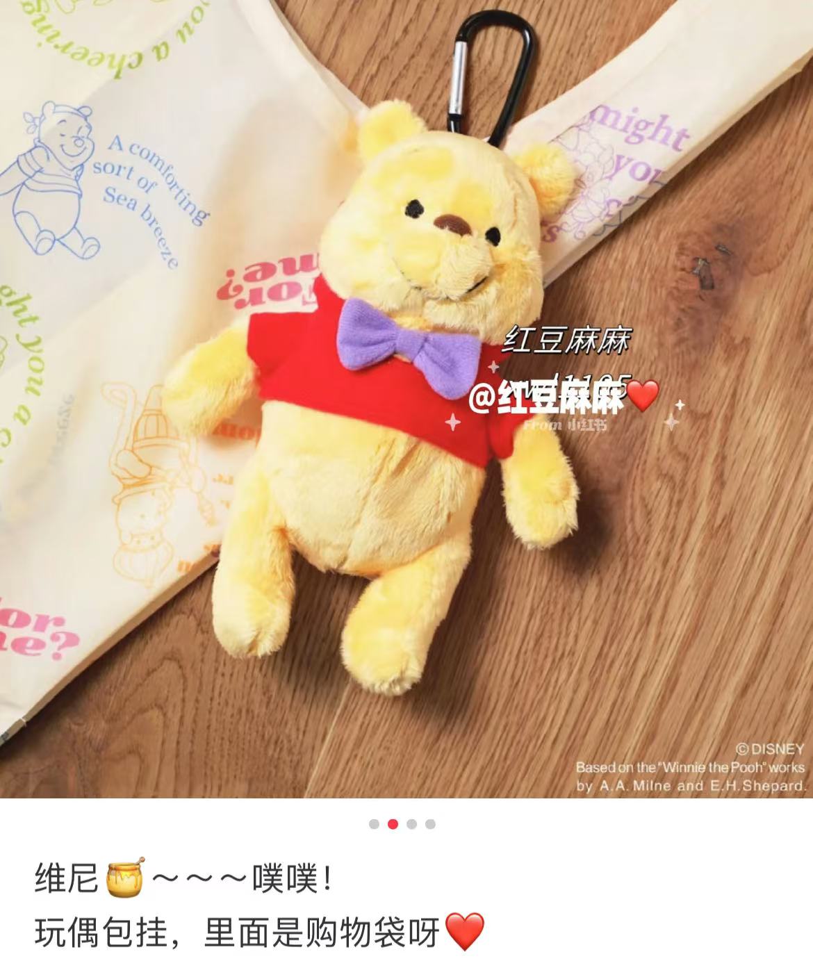 Disney|Eco Bag Mascot Holder /Plush Keychain|H19 x W13 x D9cm approx.