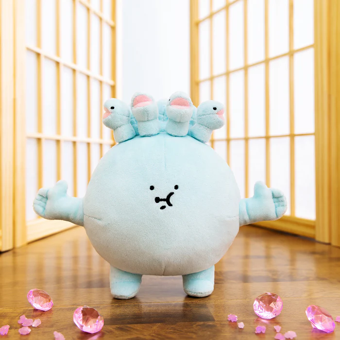 Nagano自嘲熊|Friends Hagotae Plush超可爱9头蛇毛绒玩偶/公仔|約 H165 x W210 x D80mm