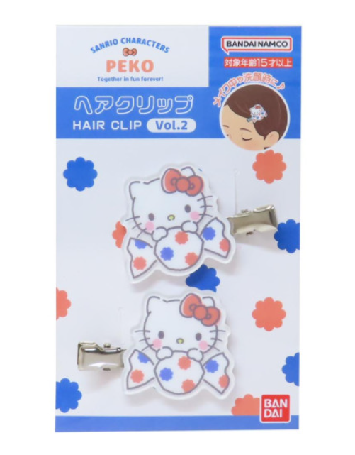 Sanrio|Peko Chan Acrylic Hair Clip :Candy|36×36×6mm approx.