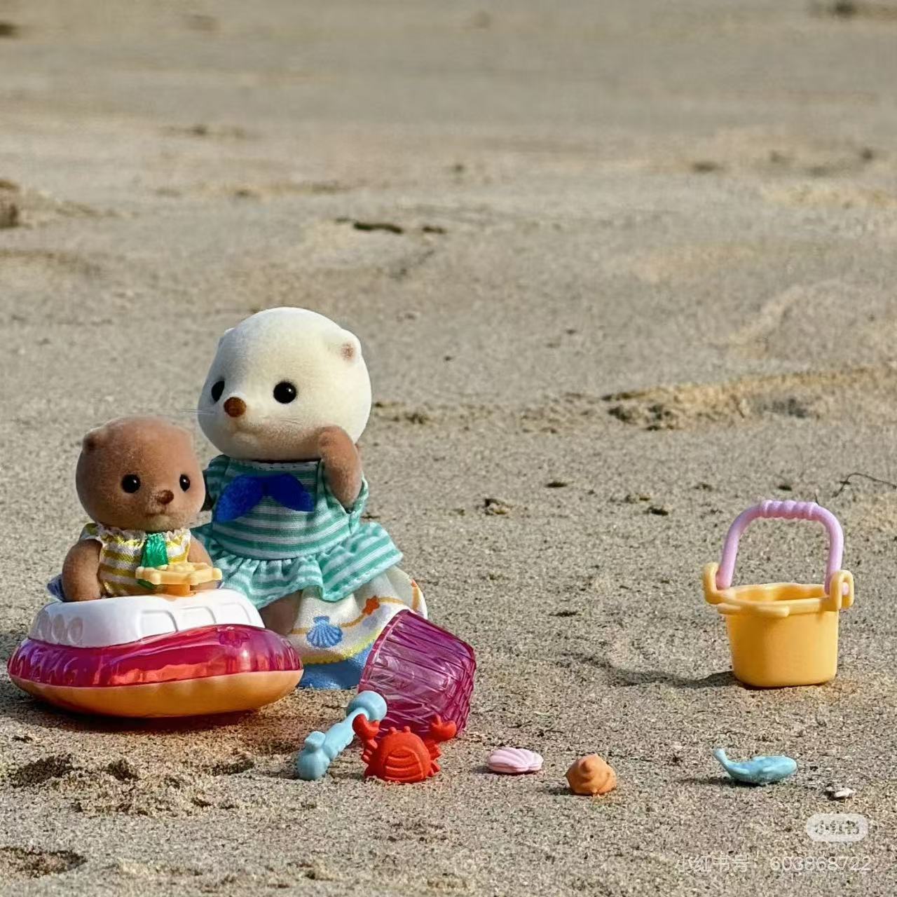 SylvanianFamilies|Sea Otter Sisters-Splashy Snorkel Set 5804