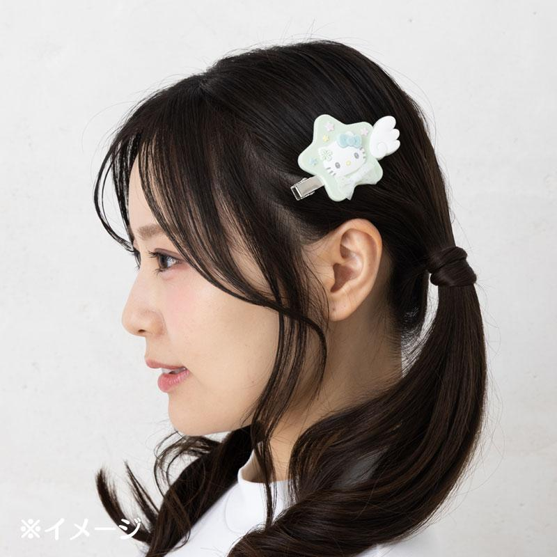 Sanrio|Sparkling Wish Characters Flocked Star Hair Clip(B)mystery bag/blind box/All 8 types|1pcs