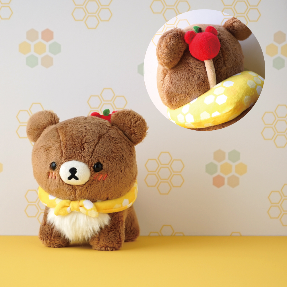 【limit 1】Rilakkuma|Honey Exploration Team Chairoikoguma Plush Dolls/Plush Toy