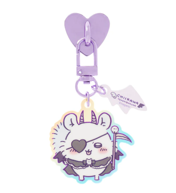 chiikawa|Angel♡Demon Mascot Holder /Plush Keychain|H100 x W55mm approx.