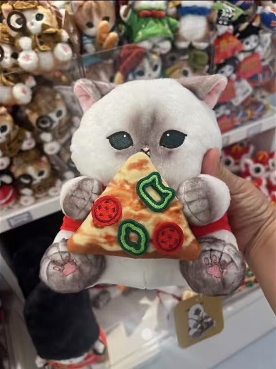 Mofusand|mofumofu journey Chubby Pizza Meow Plush Dolls/Plush Toy|H190×W160×D215mm approx.
