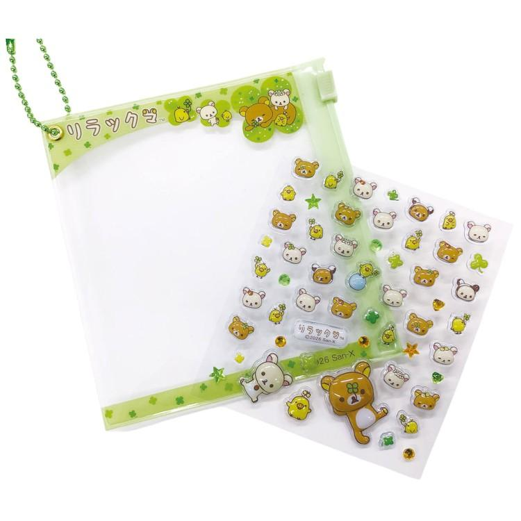 Rilakkuma|Mini Decorative Flake Stickers|105×110×10mm approx.