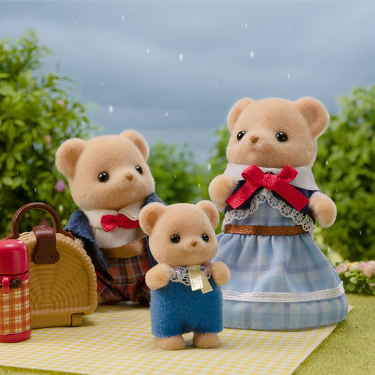 SylvanianFamilies|Biscuit Bear Family Doll