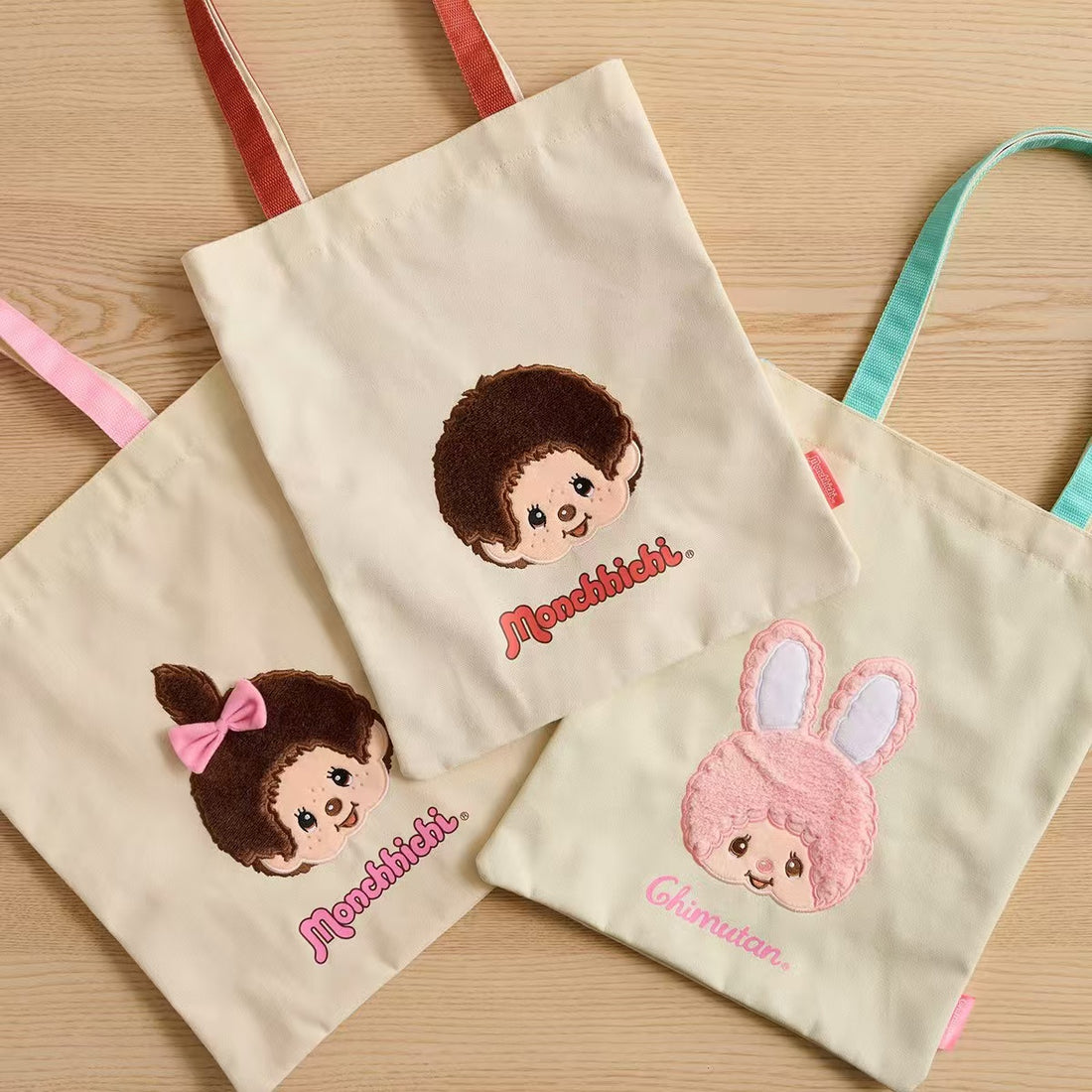 Monchhichi|character handbag tote bag Monchhichi-chan|330x385mm approx.