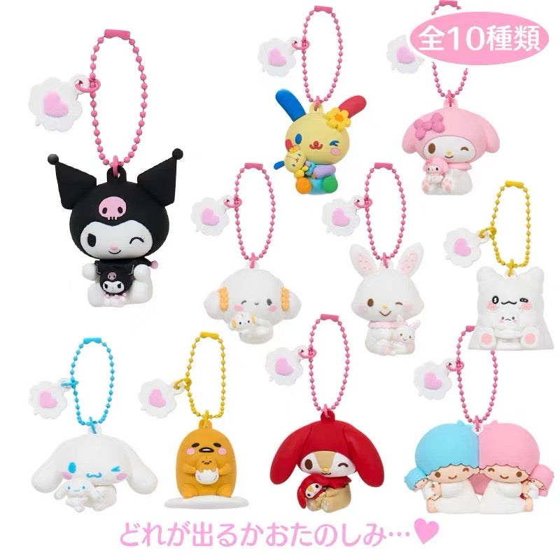 【limit 2】Sanrio|Character Grand Prix 4th Edition I Love Me chibittomo Keychain mystery bag/blind box/All 10 types|1pcs