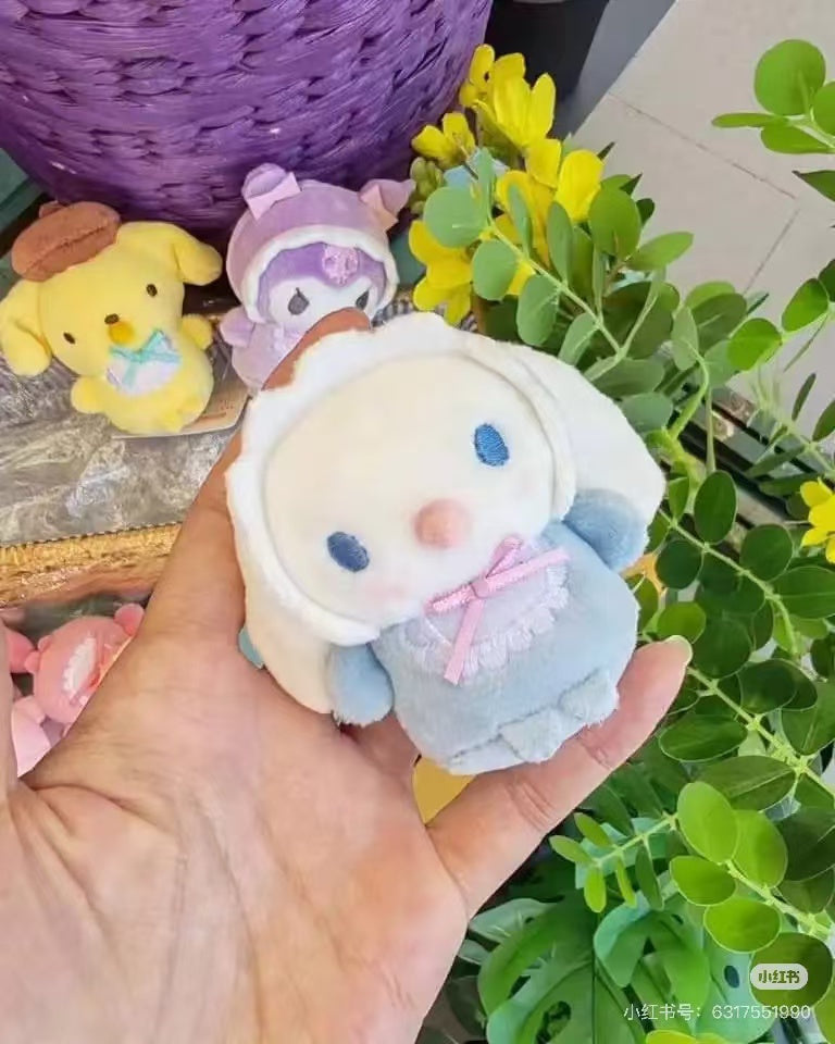 Sanrio|Baby Chimanui Hand-held Plush Toy |6cm×6cm×5cm approx.